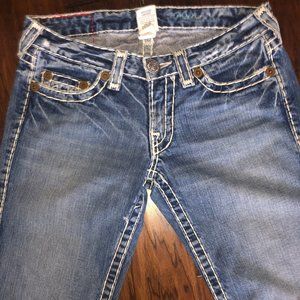 True Religion Light Wash Bootcut Jeans